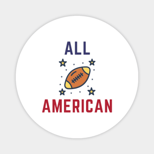 CW All American - Football Magnet